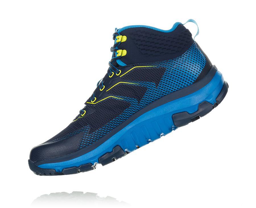 Hoka One One Toa Gore-Tex Vandringsskor Herr - Marinblå - QVIXP-3612